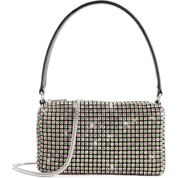 NWT Sparkling Bling Swarovski Crystal Rhinestone Bag Clutch Purse +FREE … - Picture 15 of 17